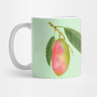 Mango Fruit with Leaves Mug